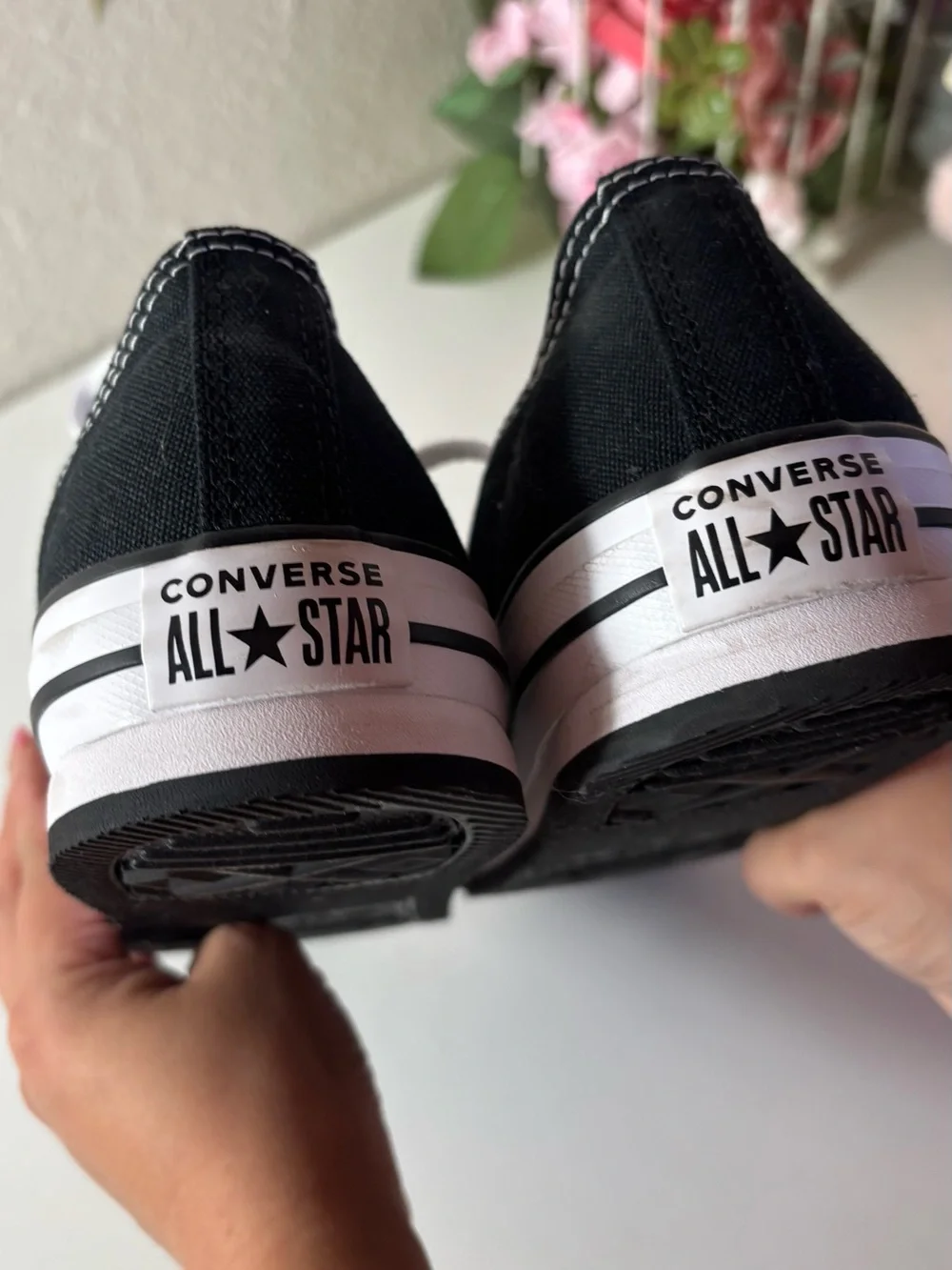 Converse Black and White Kids Low-Top Sneakers
